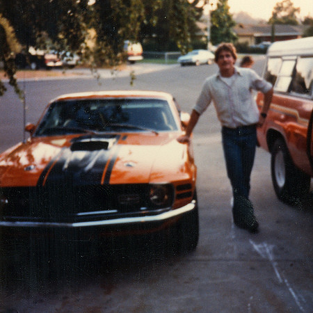 Freshly restored 1970 Mach 1 Ford Mustang. I had just driven it home for the first time.